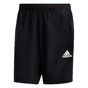 Adidas Men's Aeroready Designed to Move Woven Athletic Sports Gym Black Shorts
